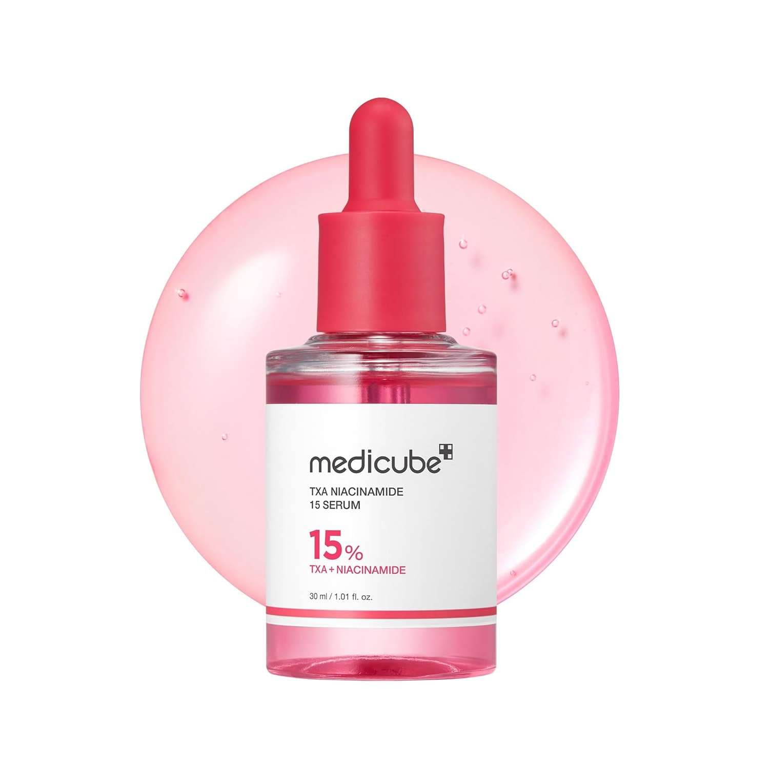 سرم روشن‌کننده و ضدلک مدی کیوب مدل TXA Niacinamide حجم 30 میلی‌لیتر