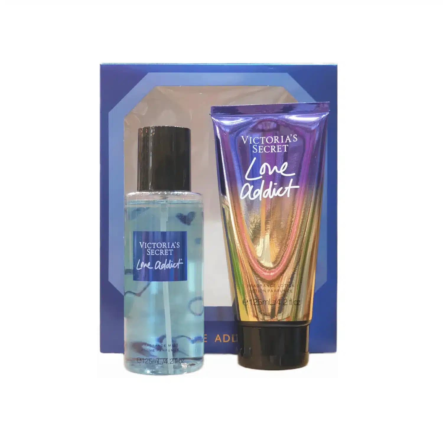 ست کادویی لوسیون و بادی میست Love Addict Gift Set ویکتوریا سکرت — تصویر ۳