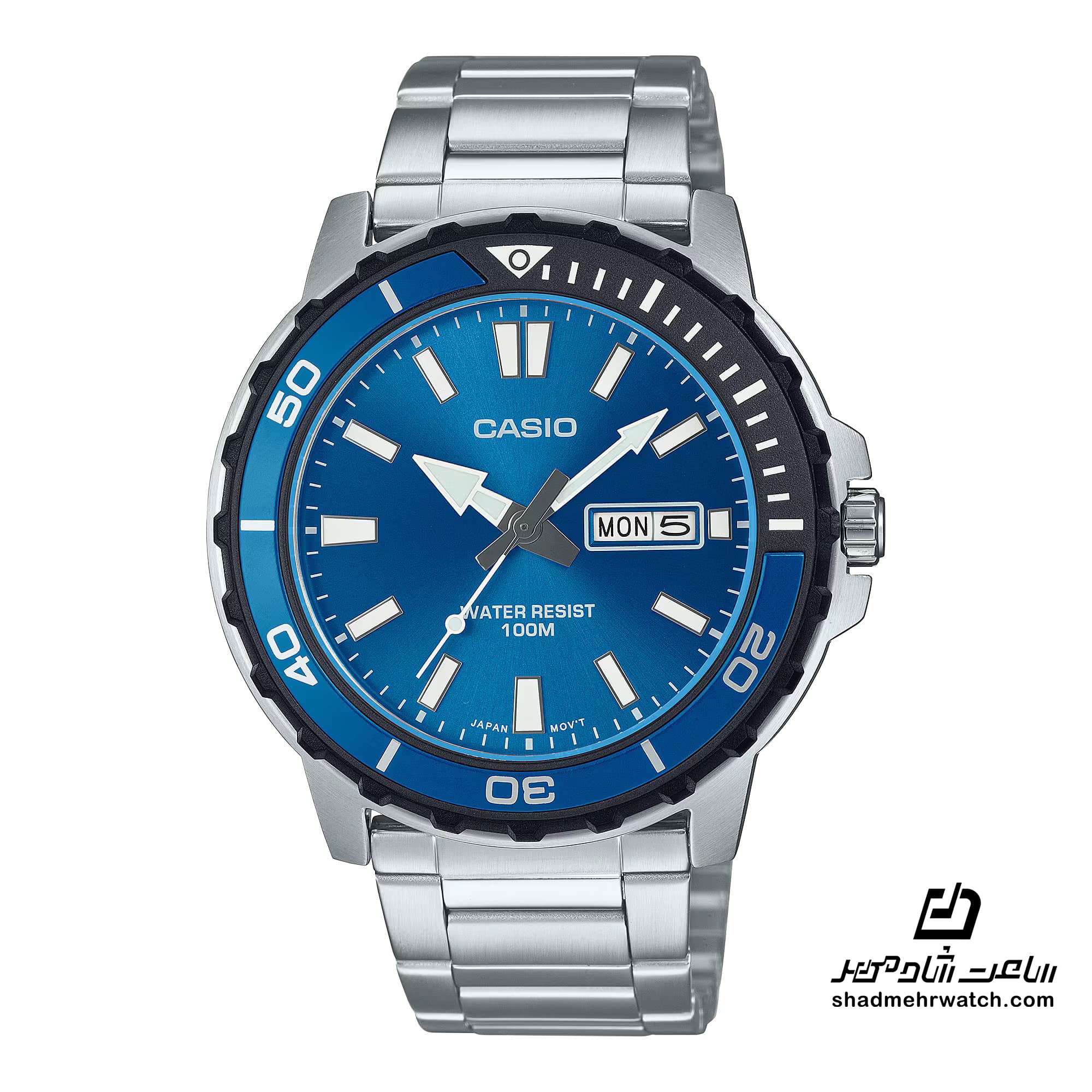 ساعت مچی کاسیو (Casio) مدل MTD-125D-2A1V — تصویر ۷