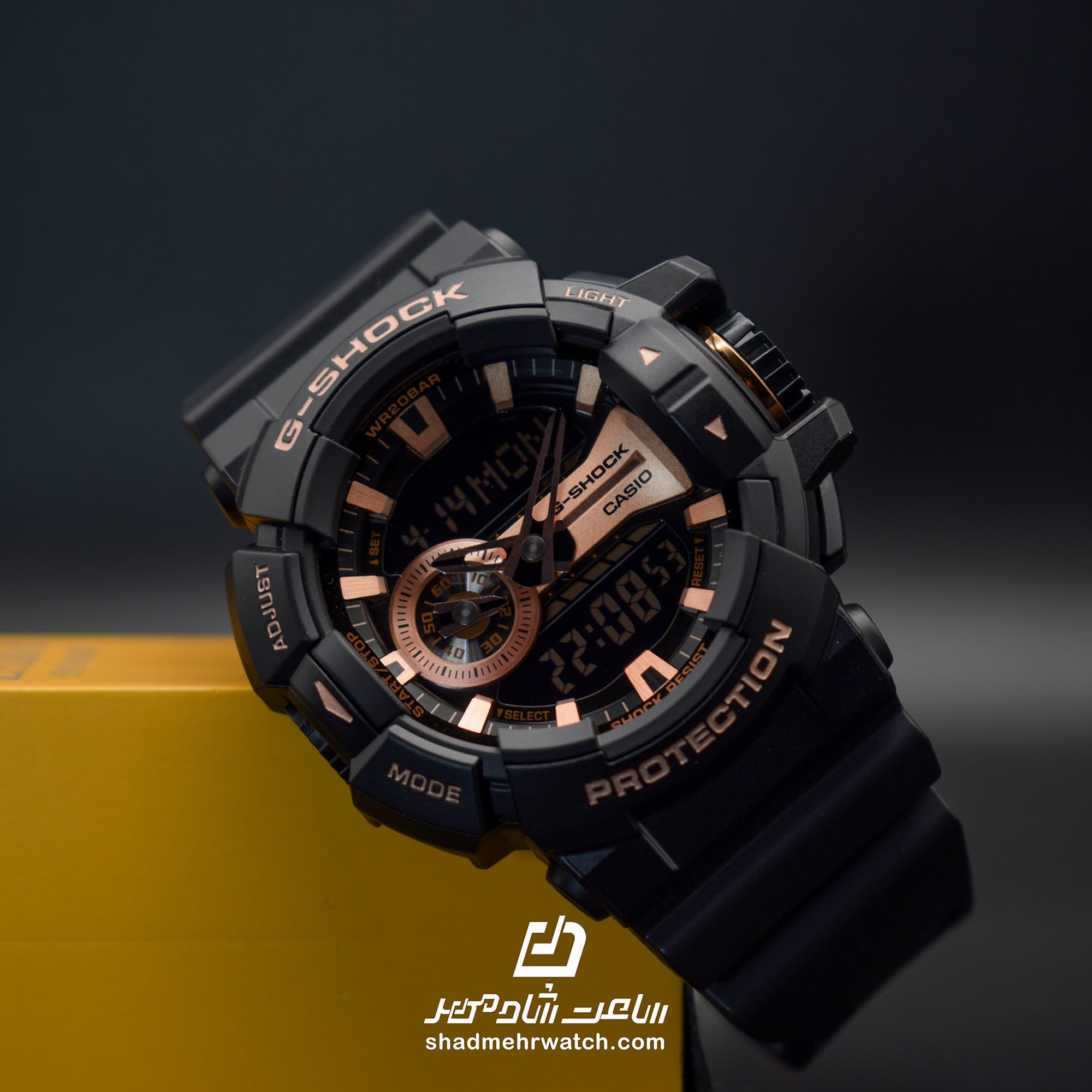 ساعت مچی کاسیو (Casio) GSHOCK مدل GA-400GB-1A4DF — تصویر ۳