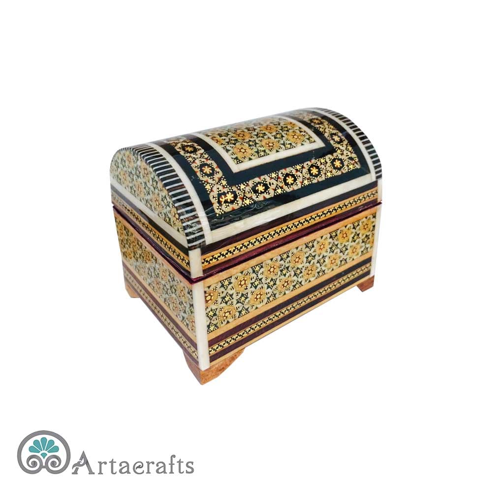 جعبه خاتم صندوقی متوسط