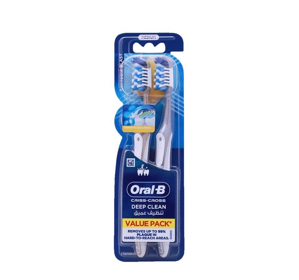 مسواک اورال بی مدل Criss Cross Deep Clean