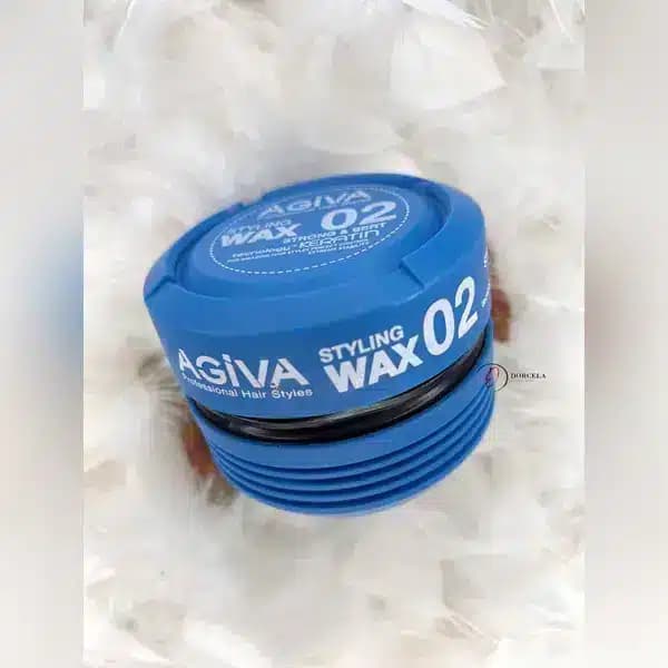 ژل واکس آگیوا آبی 02 strong & sert حجم 175