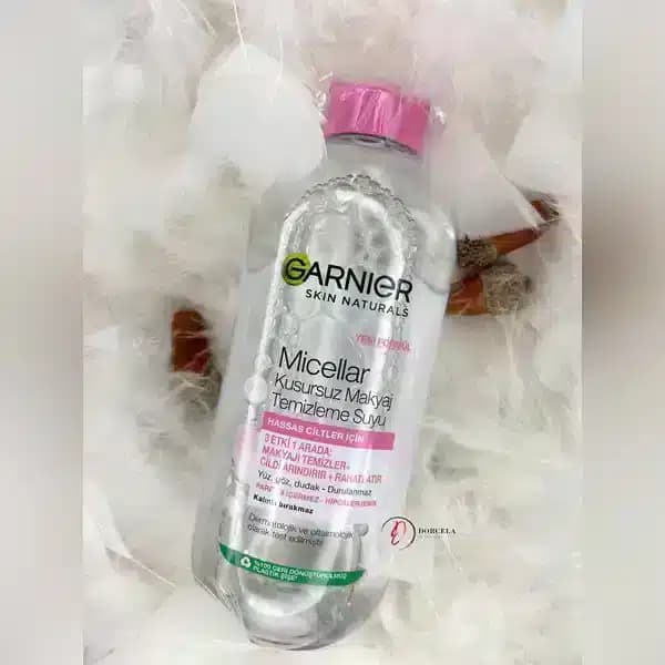 میسلار واتر گارنیر صورتی مدل اسکین نچرال حجم 400 میل