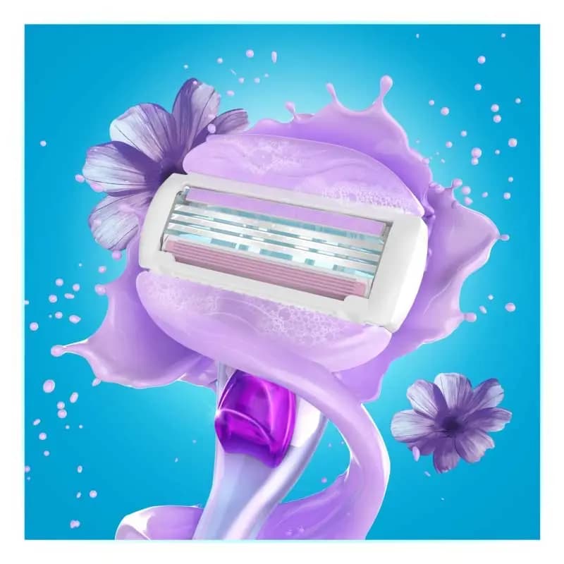 خودتراش 3 تیغه همراه با 2 سری Comfortglide ونوس ژیلت — تصویر ۵