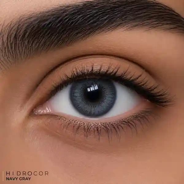 لنز چشم مدل ناوی گری NAVY GRAY هیدروکر HIDROCOR — تصویر ۳