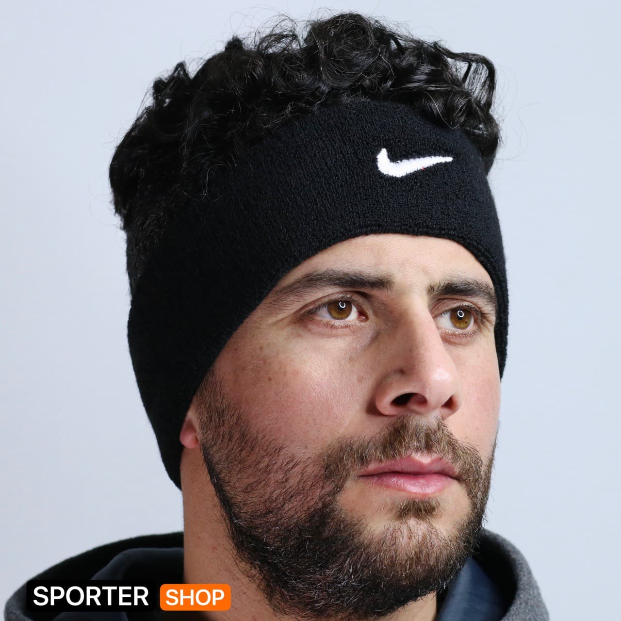 هدبند ورزشی مشکی Nike
