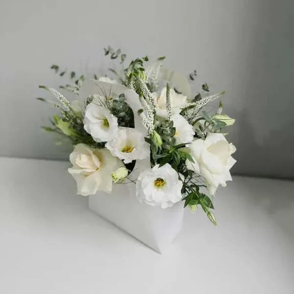 فلاور بگ کاغذی نغمه‌ی سفید