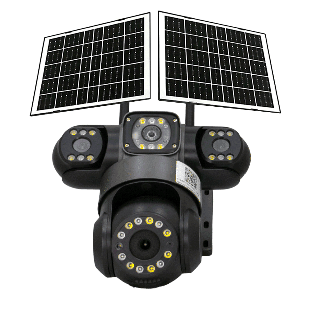 دوربین پنل خورشیدی سیم کارتی 3 لنز AOV های ایزی مدل Hieasy v612