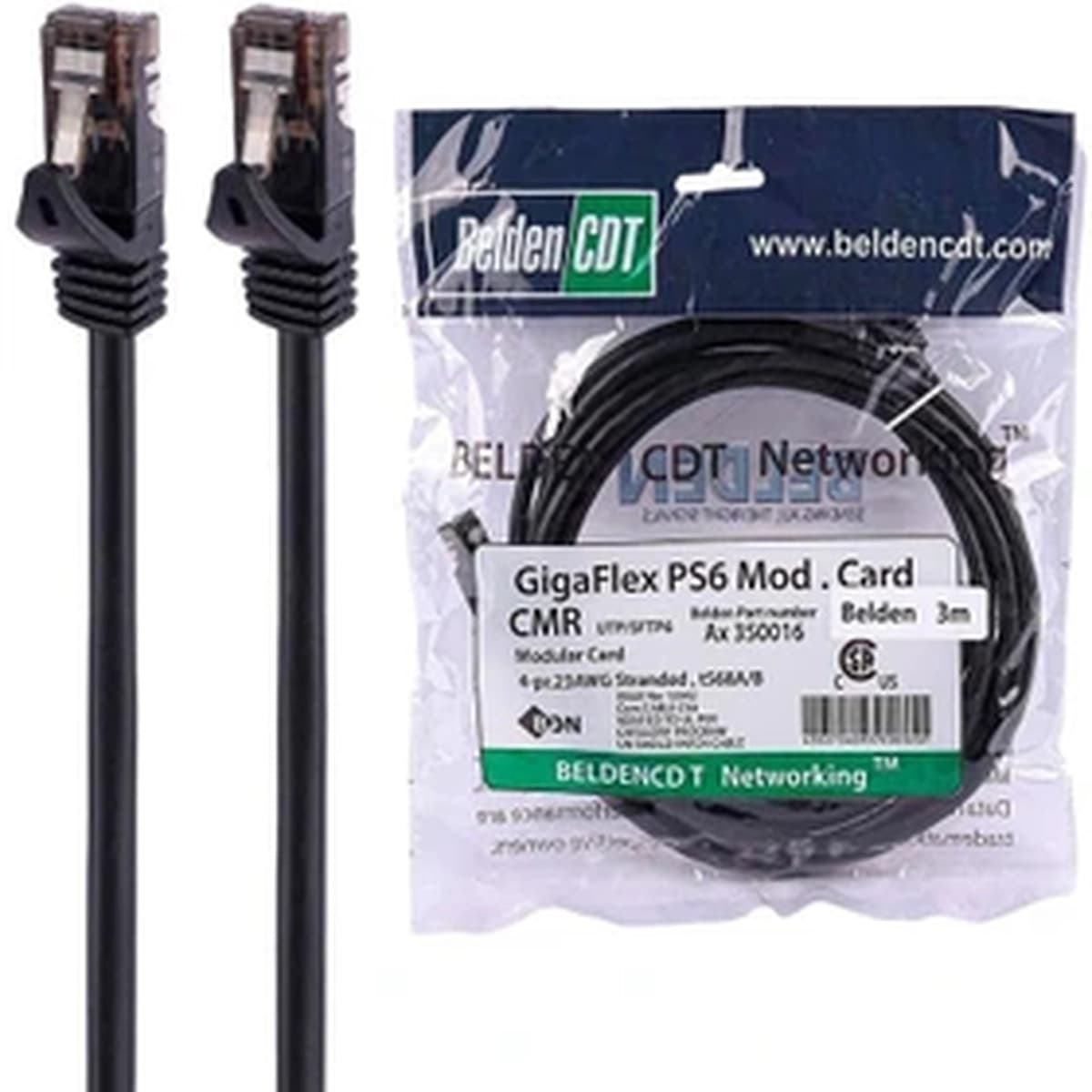 کابل شبکه Belden Cat6 3m — تصویر ۵