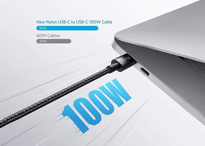 کابل تبدیل فست شارژ ProOne PCC111 Type-C To Type-C PD 100W 1m — تصویر ۷