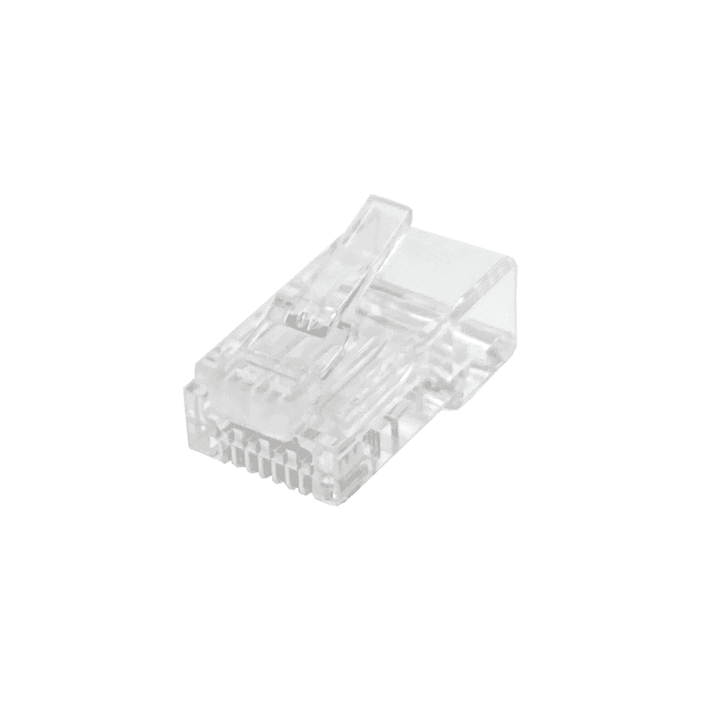 کانکتور شبکه RJ45-UTP میان گذر بسته 100 عددی — تصویر ۴