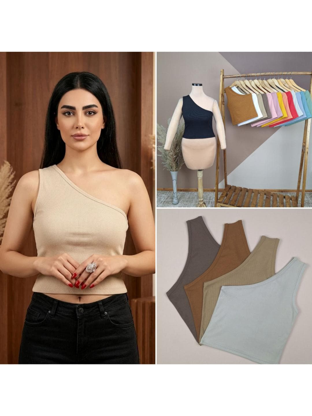 کراپ یقه رومی