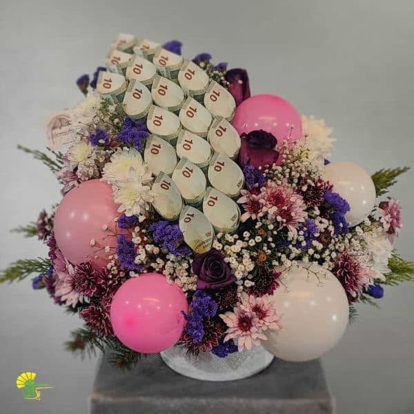 باکس گل و بادکنک کد 17