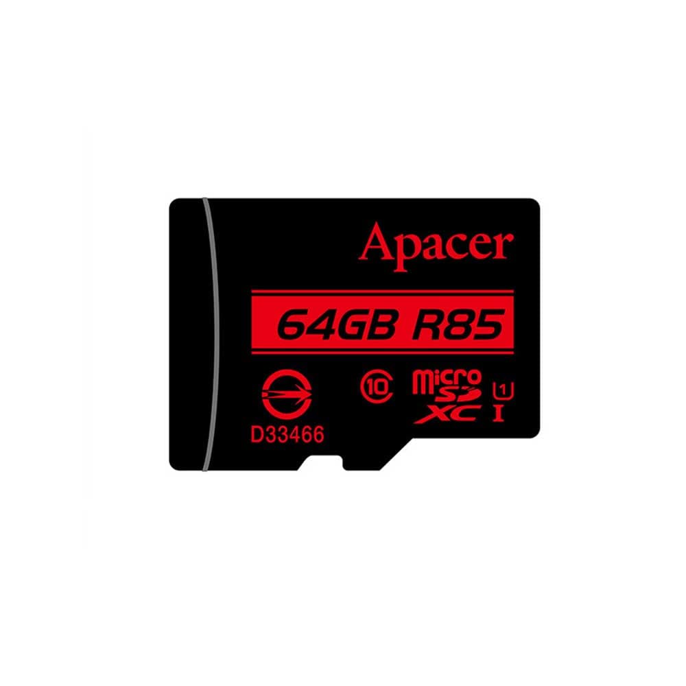 کارت حافظه MicroSDXC اپیسر کلاس UHS-1 U1 class10 سرعت 85MB/s ظرفیت 64 گیگابایت