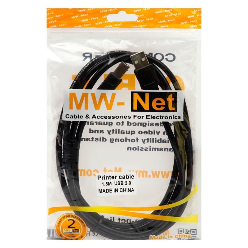 کابل پرینتر MW-Net متراژ 1.5 متر — تصویر ۳
