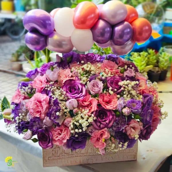 باکس گل و بادکنک کد 12 — تصویر ۲