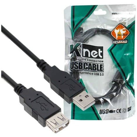 کابل افزایش طول USB 2.0 کی نت به طول 5 متر