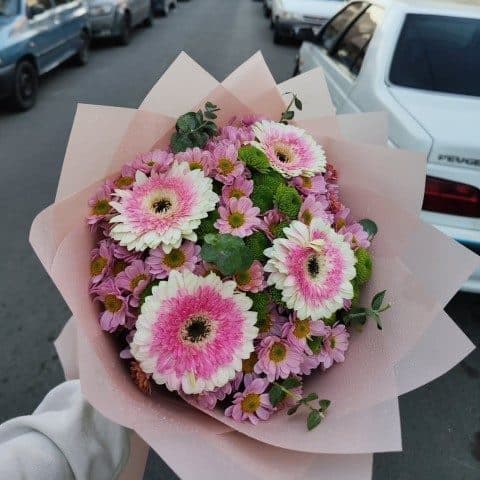 باکس گل تبریک تولد طرح ستیا