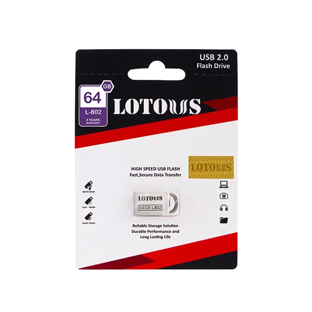 فلش مموری لوتوس مدل L-802 ظرفیت 64 گیگابایت — تصویر ۴