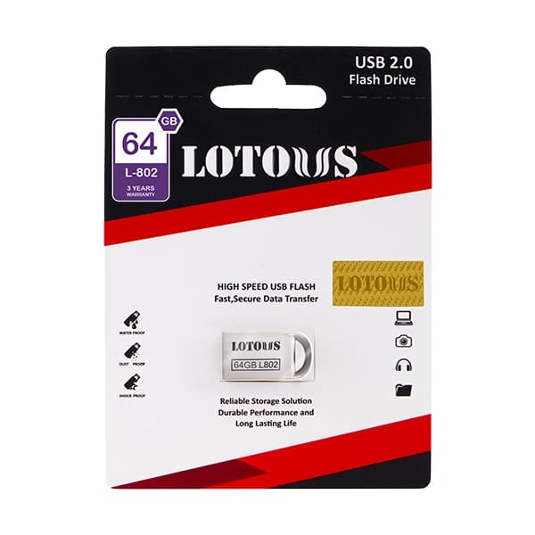 فلش مموری لوتوس مدل L-802 ظرفیت 64 گیگابایت — تصویر ۵