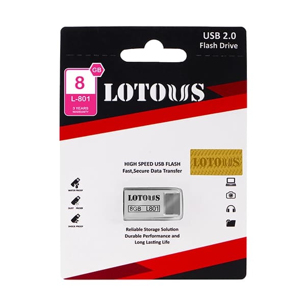 فلش مموری لوتوس مدل L-801 ظرفیت 8 گیگابایت — تصویر ۳