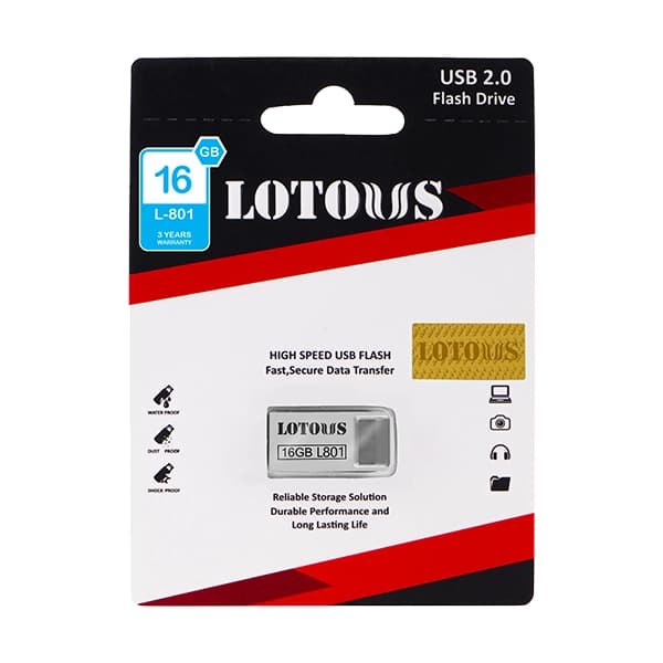 فلش مموری لوتوس مدل L-801 ظرفیت 16 گیگابایت — تصویر ۳