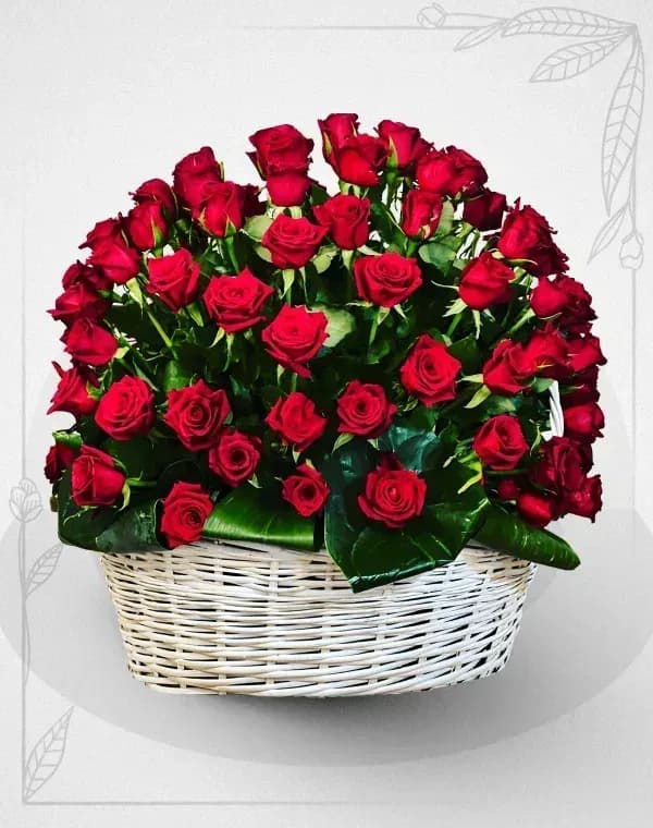 سبد گل کد 1036