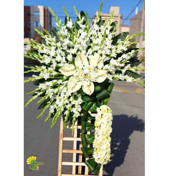 پایه گل ترحیم ایستاده کد t49