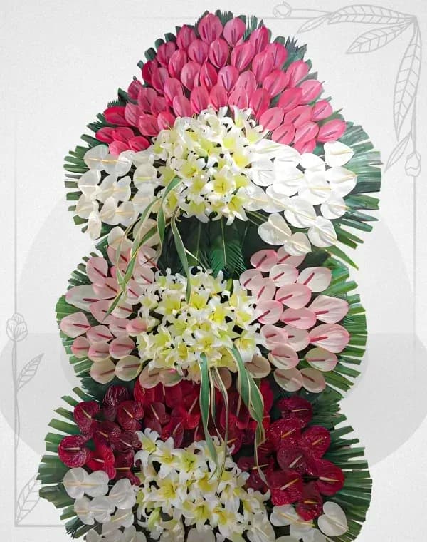 تاج گل نمایشگاهی آنتریوم