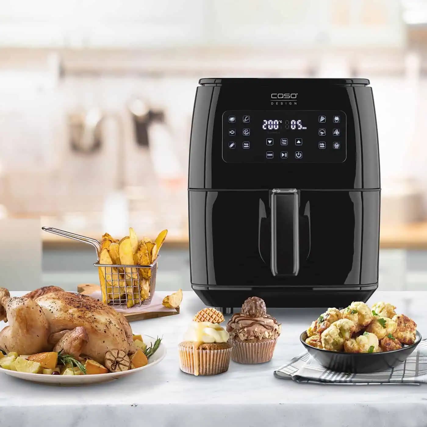 سرخ کن بدون روغن کاسو آلمان مدل CASO AF 660 Duplex — تصویر ۸