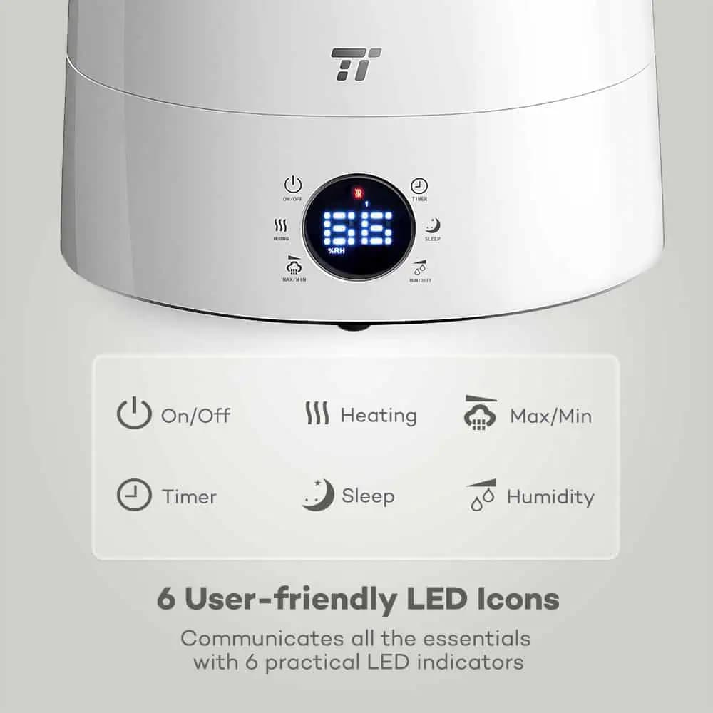 دستگاه بخار سرد و گرم تائوترونیکس آمریکا مدل TT-AH007 — تصویر ۵