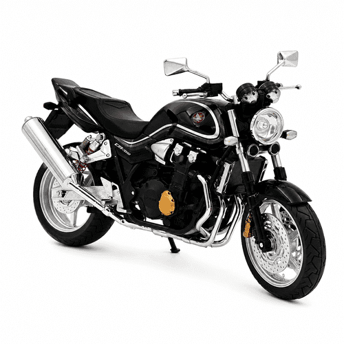 ماکت موتور Honda CB 1300 مشکی خط نقرهای — تصویر ۸