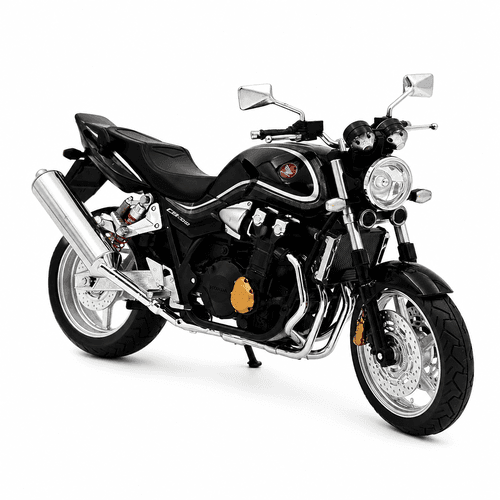ماکت موتور Honda CB 1300 مشکی خط نقره‌ای