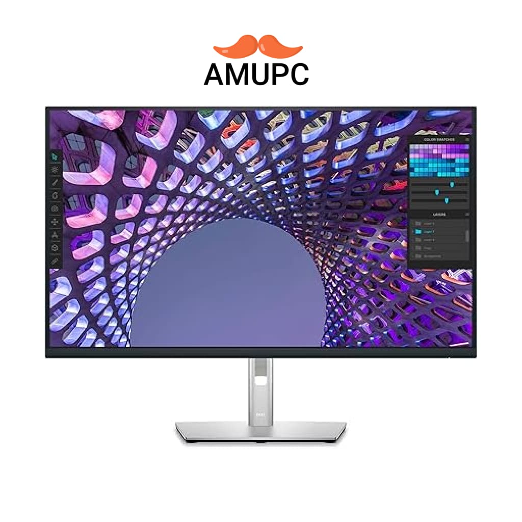 مانیتور استوک DELL P3223QE ( فریم لس ) — تصویر ۲