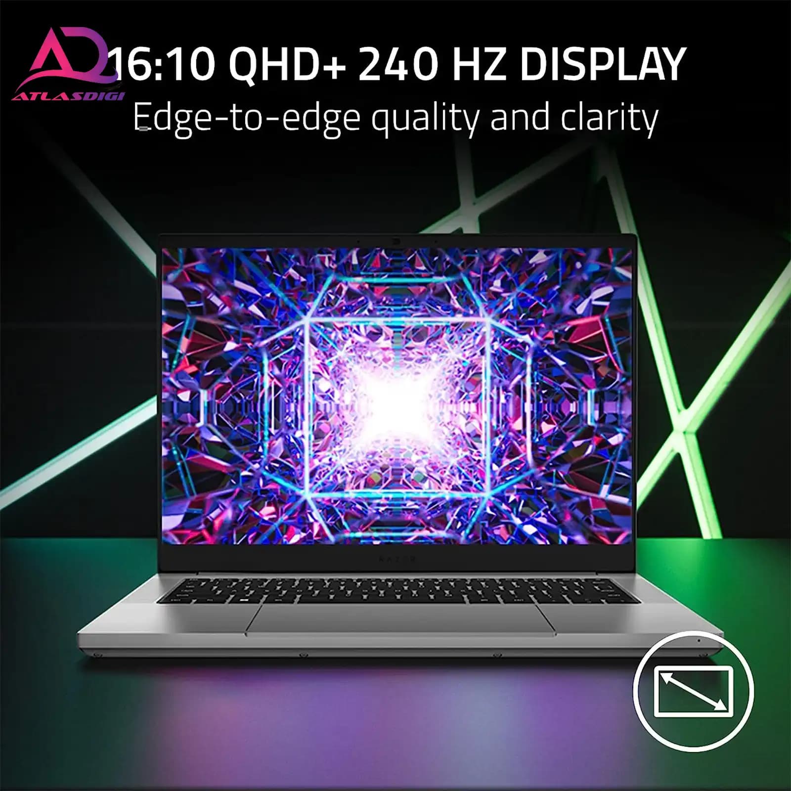 لپ تاپ گیمینگ ریزر مدل Razer Blade 14 2023 BLACK R9-7940HS RTX4070 16GB 1TB 2.5K 240HZ — تصویر ۳