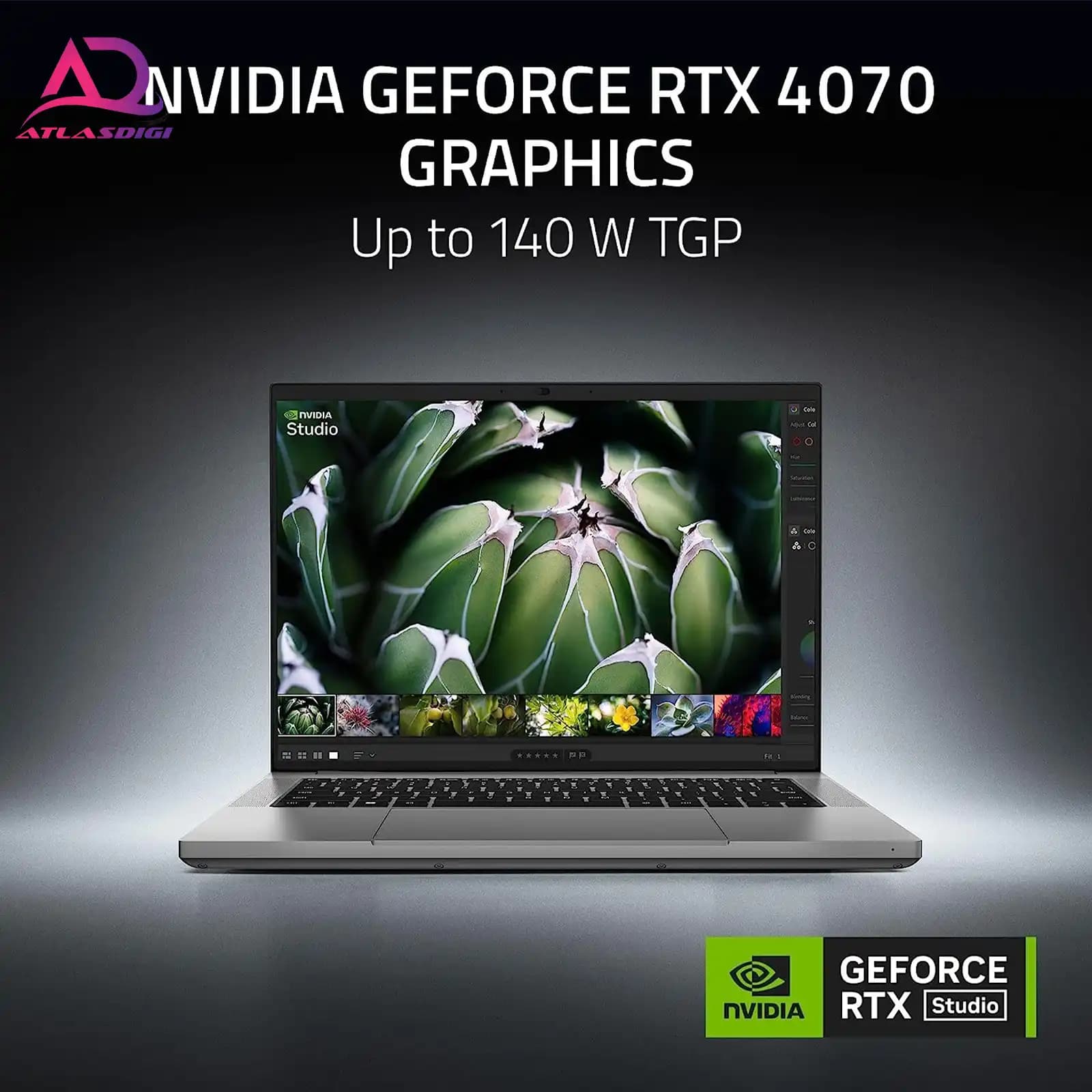 لپ تاپ گیمینگ ریزر مدل Razer Blade 14 2023 BLACK R9-7940HS RTX4070 16GB 1TB 2.5K 240HZ — تصویر ۴