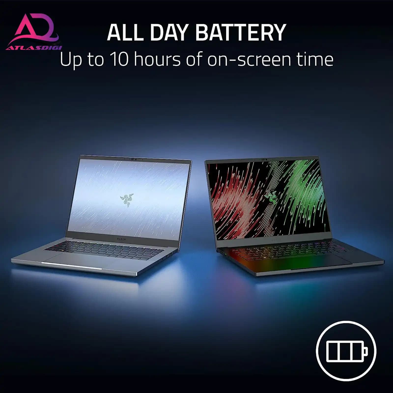 لپ تاپ گیمینگ ریزر مدل Razer Blade 14 2023 BLACK R9-7940HS RTX4070 16GB 1TB 2.5K 240HZ — تصویر ۵