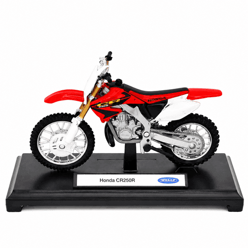 ماکت موتور Honda cr250r فلزی | مدل کلکسیونی هوندا — تصویر ۸
