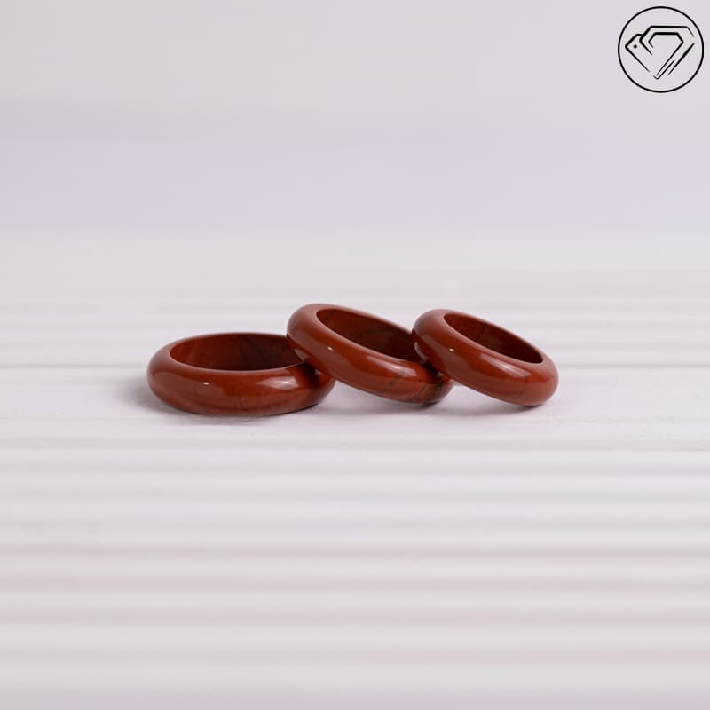 حلقه جاسپر قرمز طبیعی مدل GA-2119