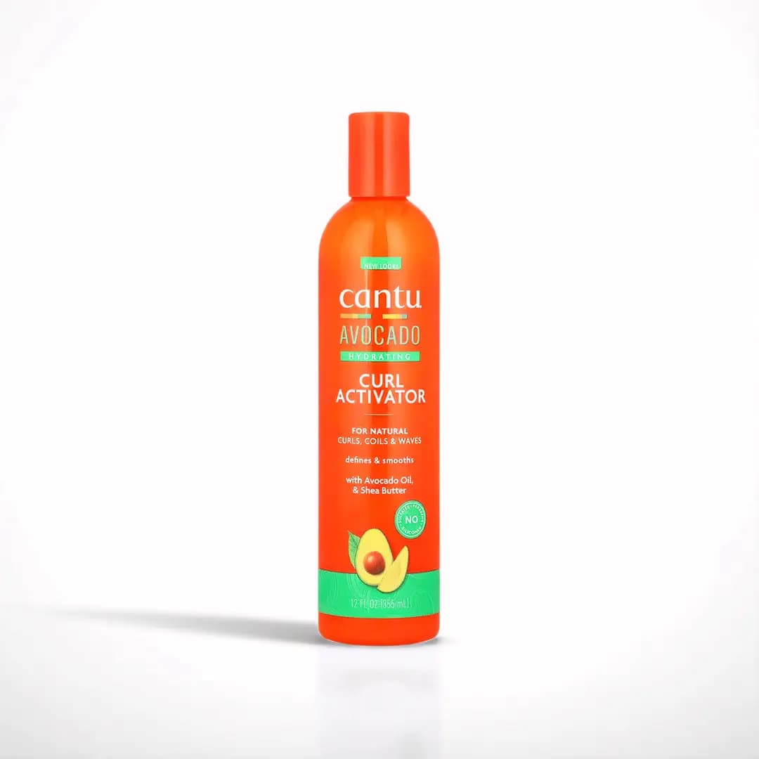 کرم اکتیویتور آووکادو کنتو Cantu بدون سیلیکون برای موهای فر
