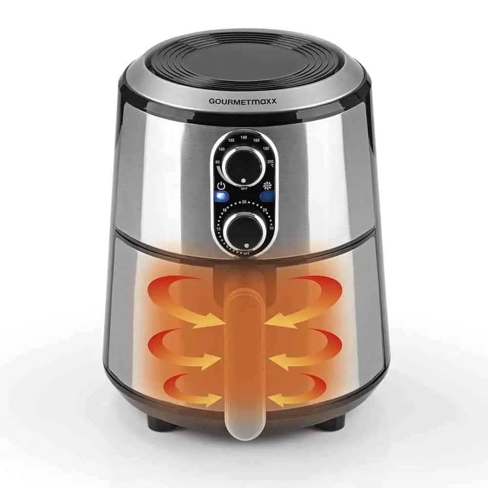 سرخ کن بدون روغن 2.7 لیتری گورمت مکس آلمان مدل Gourmetmaxx 32830D0 — تصویر ۳