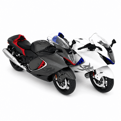 ماکت موتور سوزوکی هایابوسا 1/9 Suzuki Hayabusa