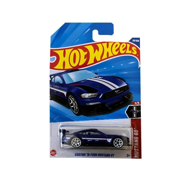 ماکت ماشین هات ویلز مدل custom 18 ford mustang gt