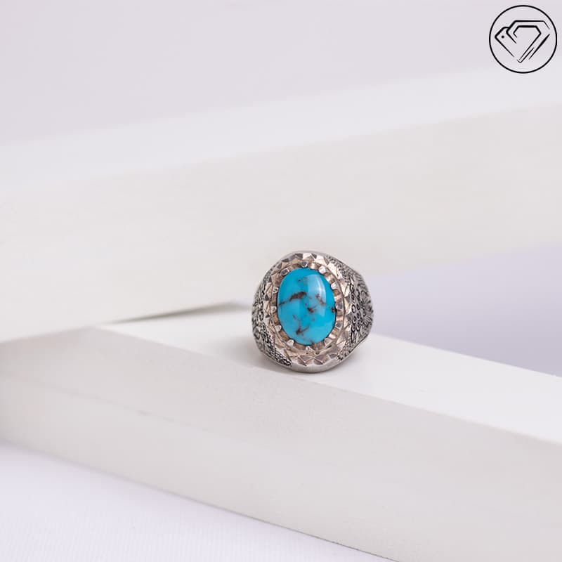 انگشتر فیروزه احیا مدل GA-1189