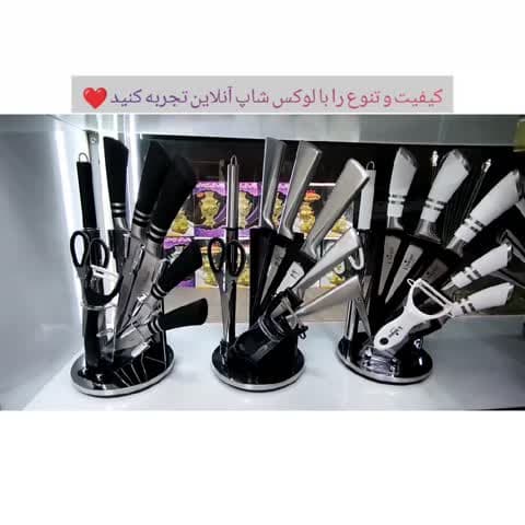 سرویس چاقو و ساطور آشپزخانه در طرح مختلف