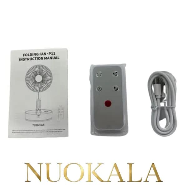 پنکه قابل حمل شارژی Foldable Fan مدل P11 — تصویر ۱۱