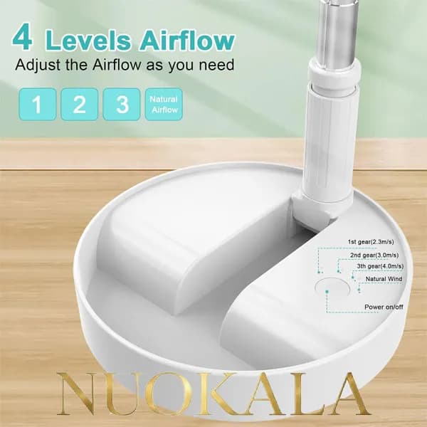 پنکه قابل حمل شارژی Foldable Fan مدل P11 — تصویر ۹