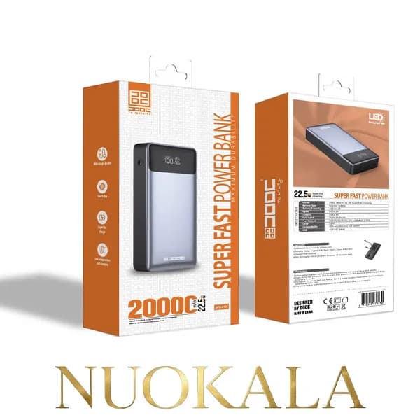 پاوربانک قدرتمند 20 هزار دووک مدل DP-815 — تصویر ۸