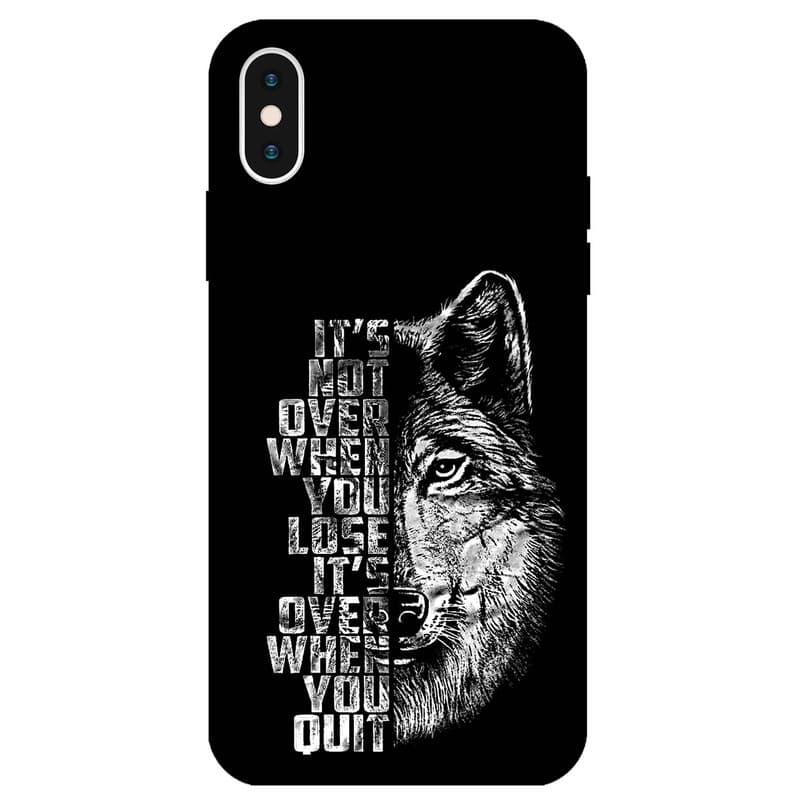 کاور مگافون طرح گرگ مدل 1894 مناسب برای گوشی موبایل اپل iPhone X / XS — تصویر ۴